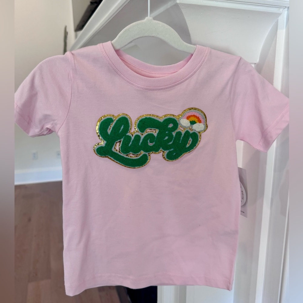 NWT "Lucky" Patch St. Patrick's Day T-Shirt